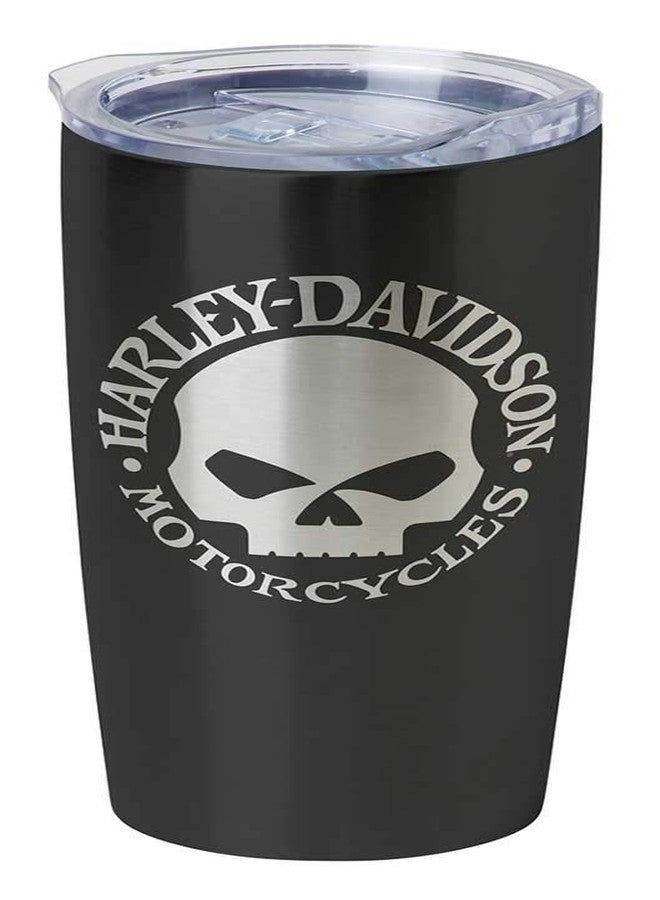 HARLEY DAVIDSON Harley-Davidson Core Willie G Skull Stainless Steel Travel Mug, Black HDX-98618 - Image 2